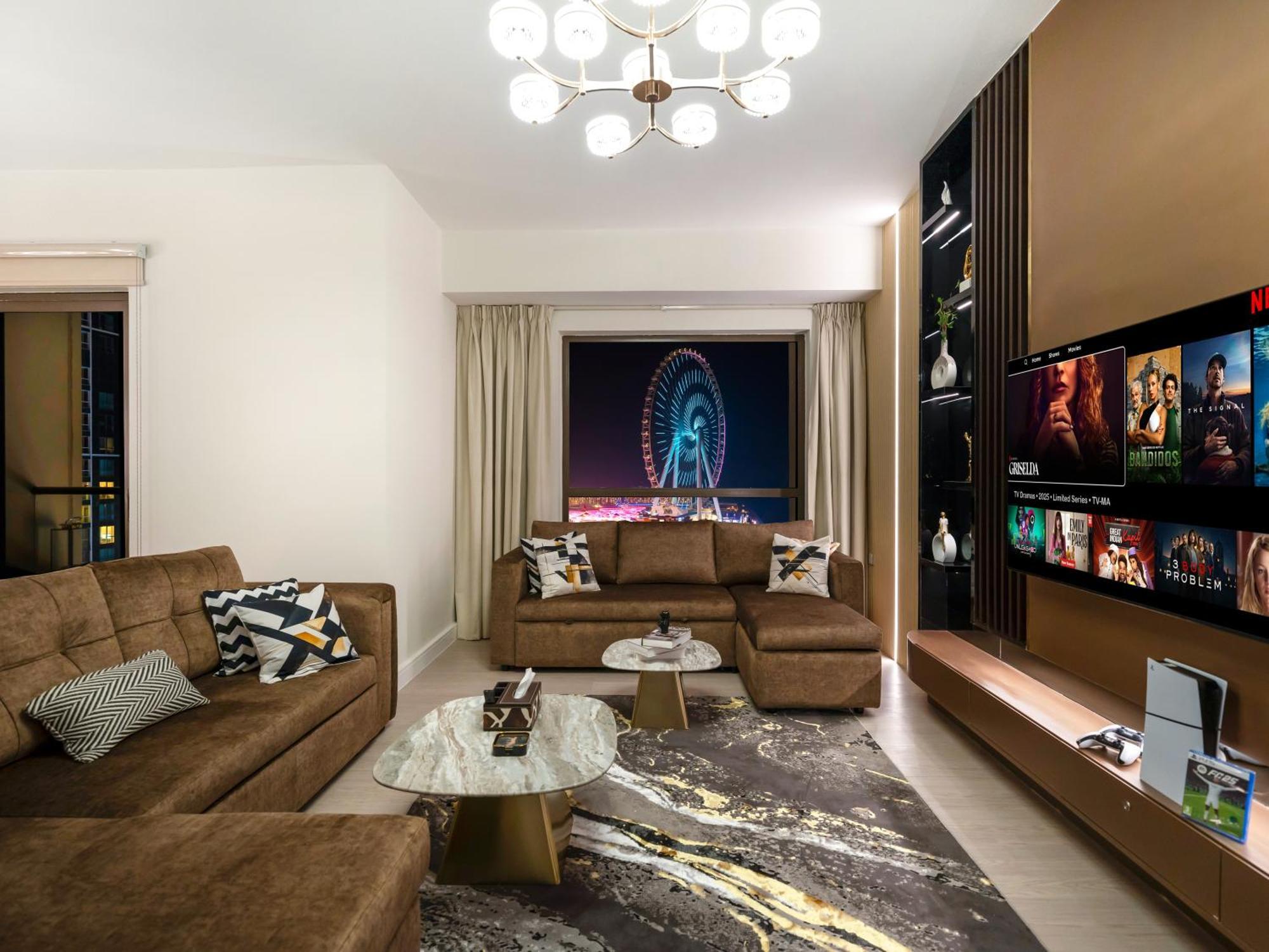 Super Luxury 2 Bhk - Eye & Palm View - Jbr Apartment Dubai
