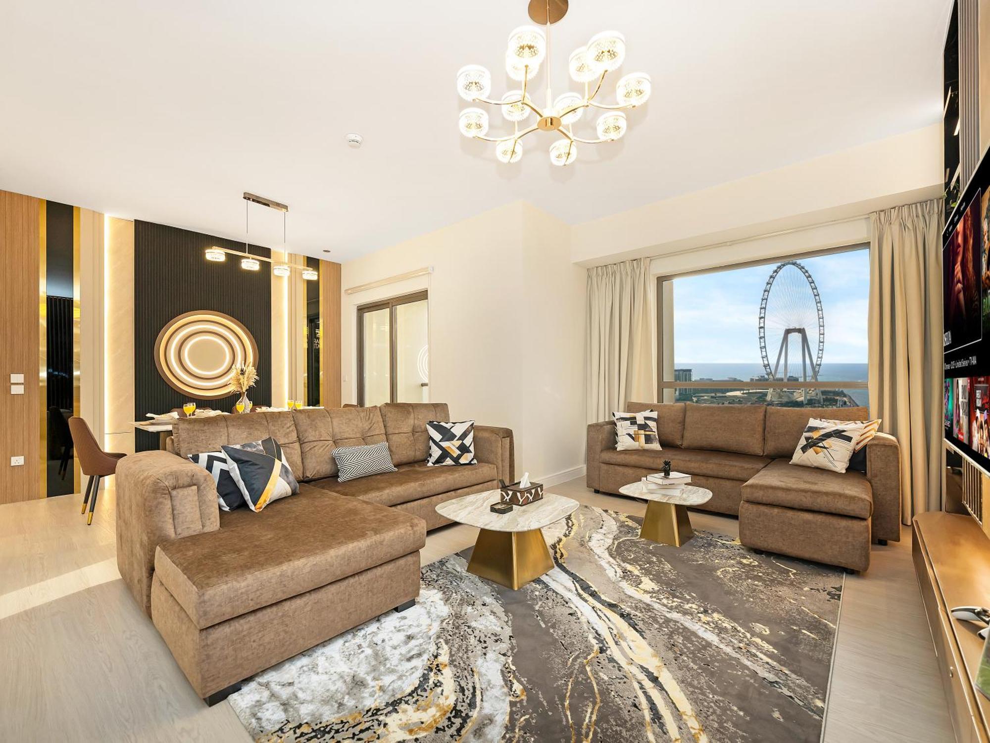 Super Luxury 2 Bhk - Eye & Palm View - Jbr * Dubai