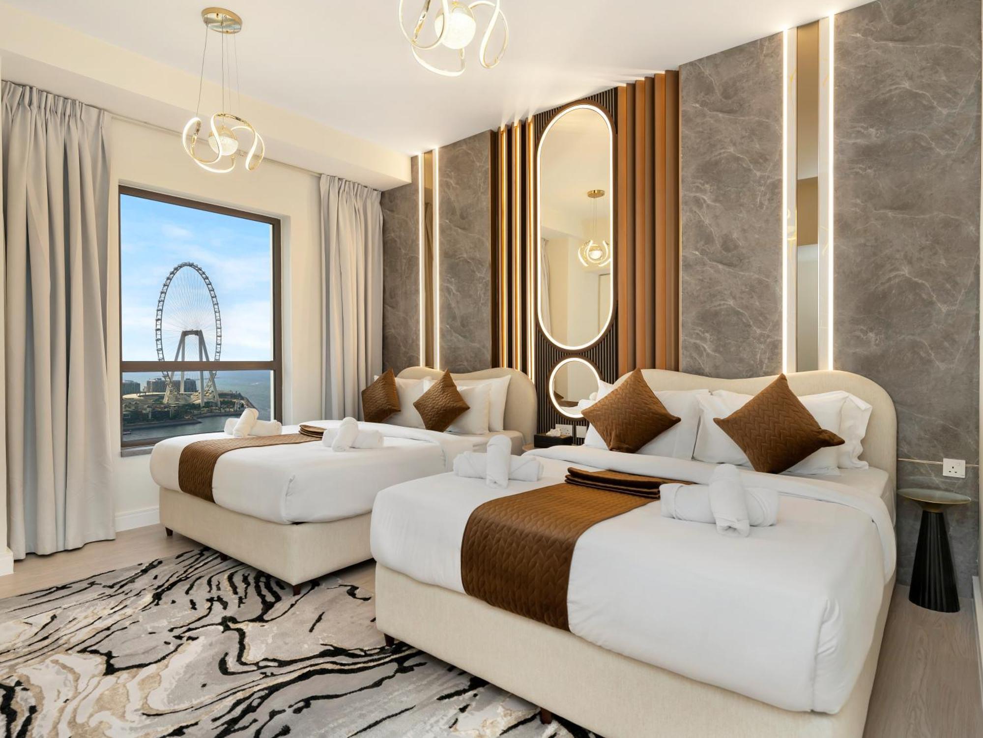 Apartment Super Luxury 2 Bhk - Eye & Palm View - Jbr *