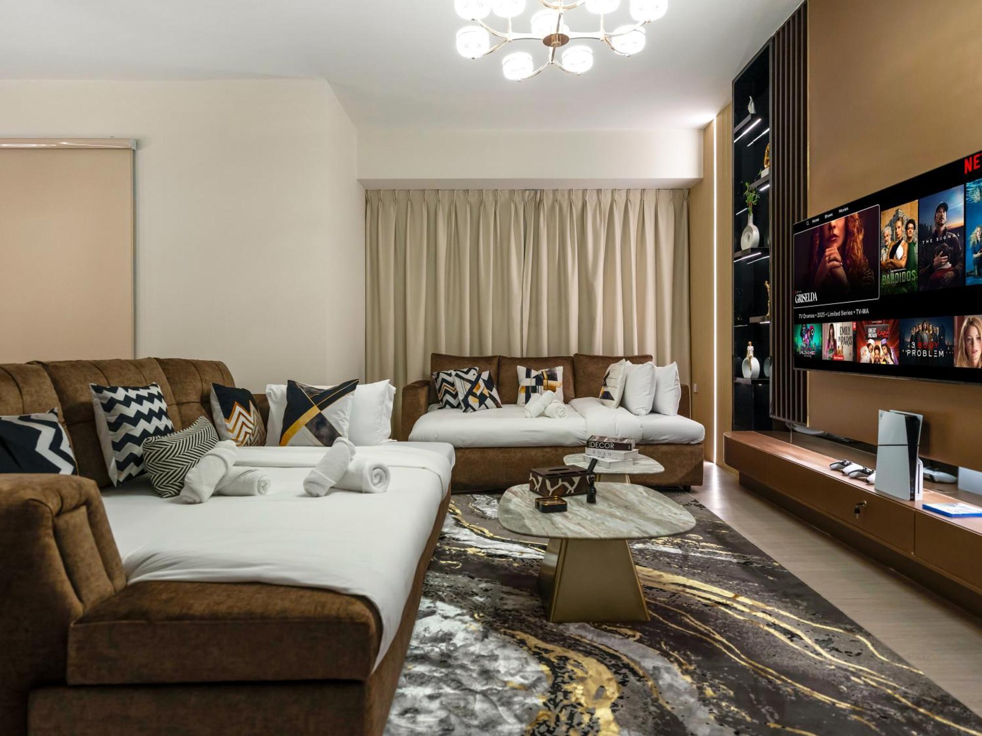 Super Luxury 2 Bhk - Eye & Palm View - Jbr Apartment *
